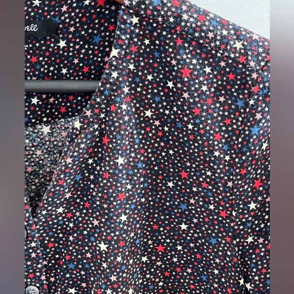Madewell studio ruffle hem star printed top size small. 1085 - Picture 8 of 8
